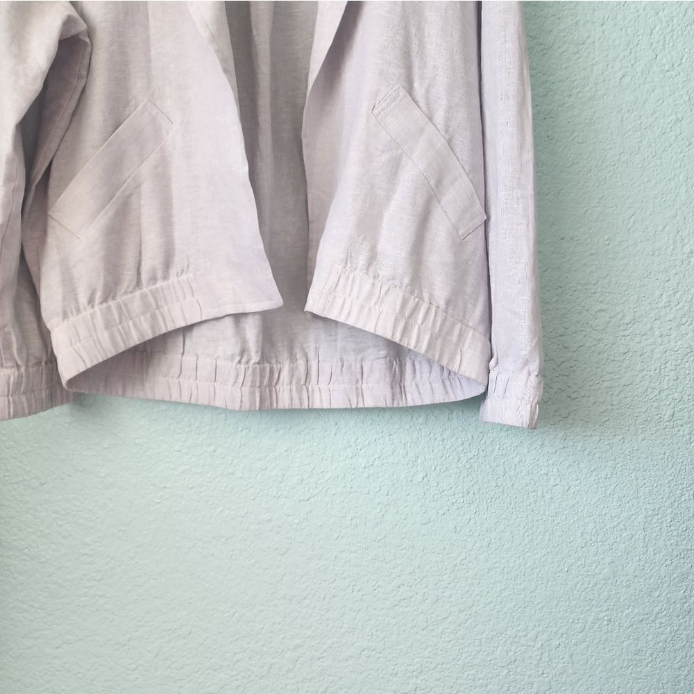 B new york linen blend Eco easy jacket Coastal Minimalist - Picture 6 of 16